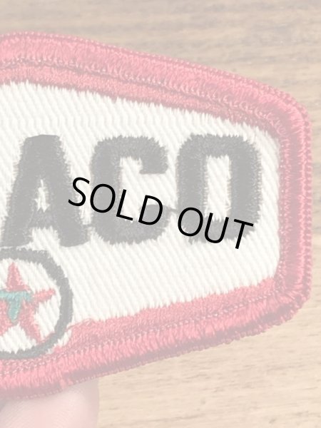 70’sのテキサコのヴィンテージの刺繡パッチ