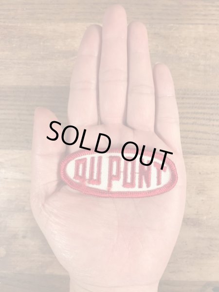 70年代頃のデュポンのビンテージの刺繡ワッペン