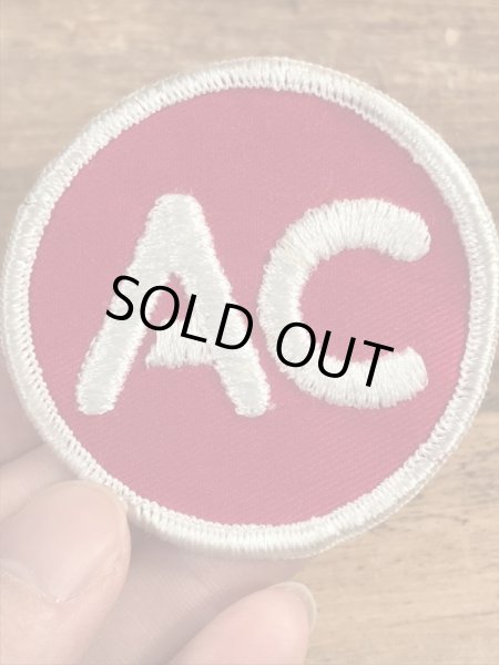 70年代頃のACスパークプラグのビンテージのワッペン