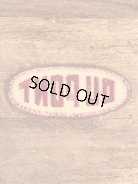 70’sのDu Pontのヴィンテージの刺繡パッチ