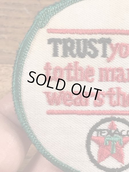 70年代頃のテキサコのビンテージのワッペン