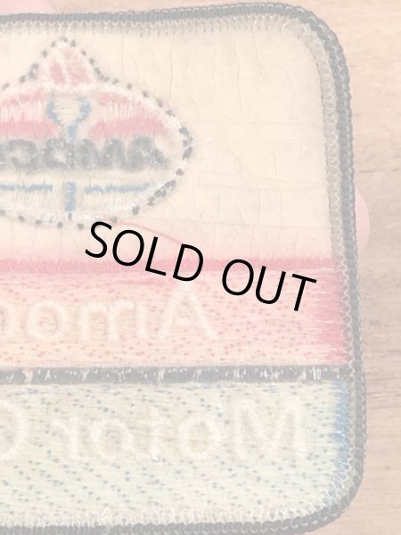 〜70年代頃のアモコモータークラブのビンテージの刺繡ワッペン