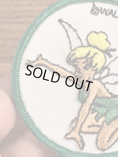 70年代頃のディズニーのティンカーベルのビンテージの刺繡ワッペン