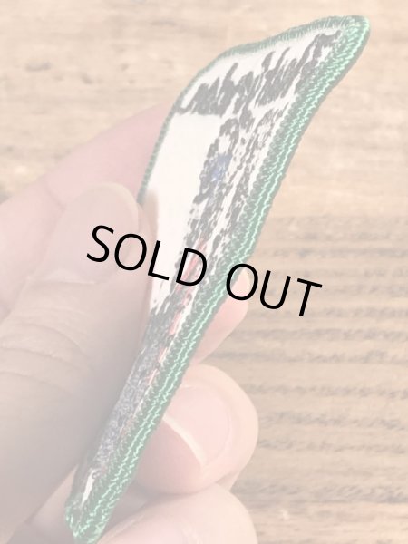 70’sのアメコミのフラッシュゴードンのヴィンテージの刺繡パッチ