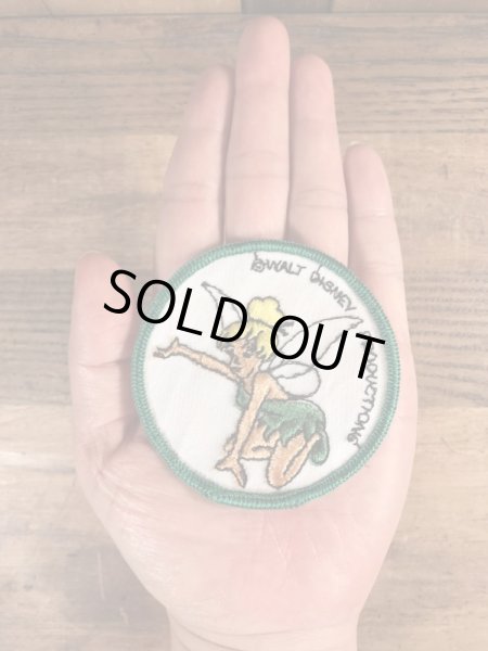 70年代頃のディズニーのティンカーベルのビンテージの刺繡ワッペン