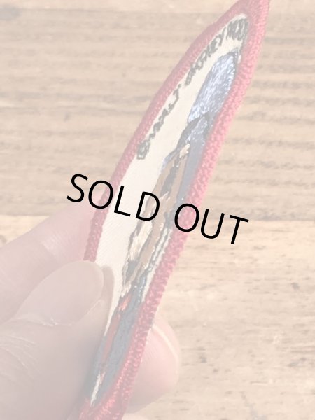 70年代頃のディズニーのジミニークリケットのビンテージの刺繡ワッペン