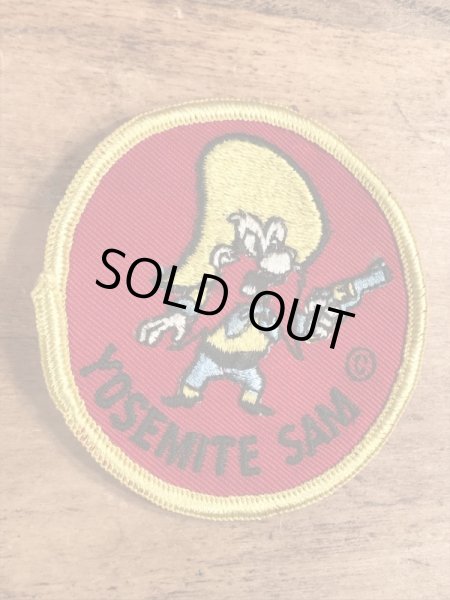 70年代頃のルーニーテューンズのヨセミテサムのビンテージの刺繡ワッペン
