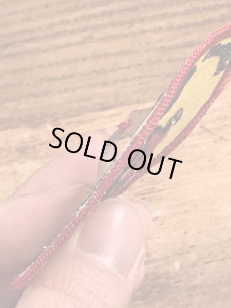 70年代頃のディズニーのスクルージマクダックのビンテージの刺繡ワッペン