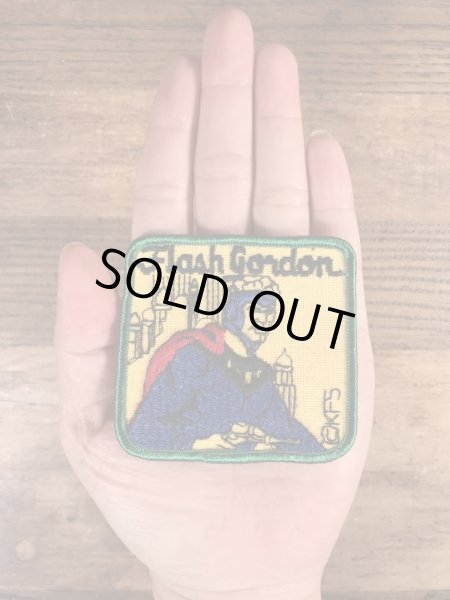 70年代頃のアメコミのフラッシュゴードンのビンテージの刺繡ワッペン