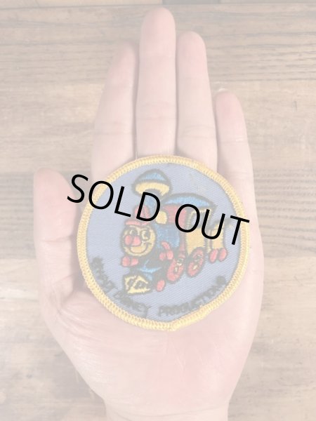 70年代頃のディズニーのケイシージュニアのビンテージの刺繡ワッペン