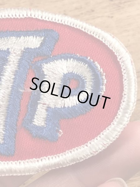 70’sのSTPオイルのヴィンテージの刺繡パッチ