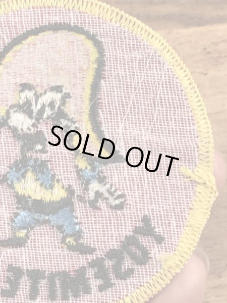 70年代頃のルーニーテューンズのヨセミテサムのビンテージの刺繡ワッペン