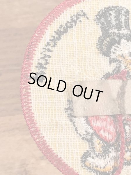 70’sのディズニーのスクルージマクダックのヴィンテージの刺繡パッチ