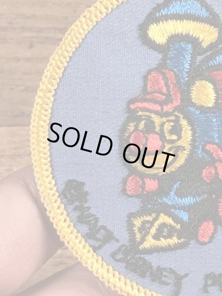 70年代頃のディズニーのケイシージュニアのビンテージの刺繡ワッペン
