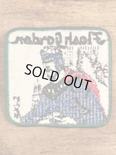 70’sのアメコミのフラッシュゴードンのヴィンテージの刺繡パッチ