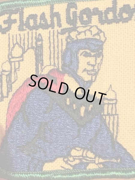 70年代頃のアメコミのフラッシュゴードンのビンテージの刺繡ワッペン