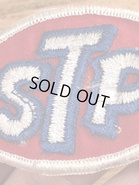 70年代頃のSTPオイルのビンテージの刺繡ワッペン