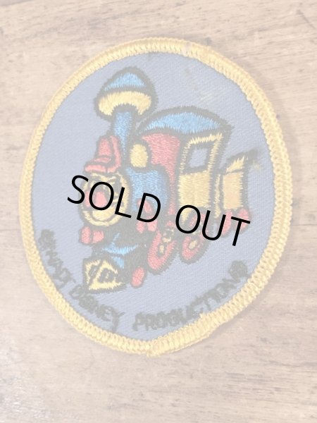 70年代頃のディズニーのケイシージュニアのビンテージの刺繡ワッペン