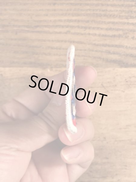 70年代頃のSTPオイルのビンテージの刺繡ワッペン