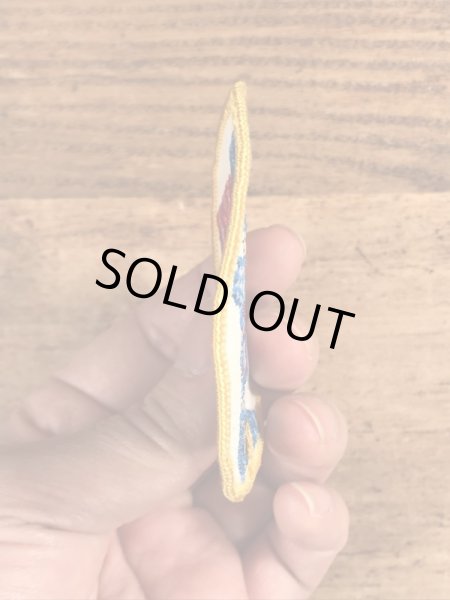 70年代頃のルーニーテューンズのロードランナーのビンテージの刺繡ワッペン