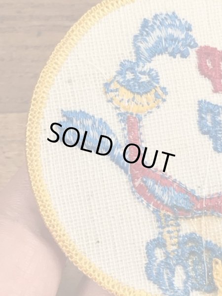 70’sのルーニーテューンズのロードランナーのヴィンテージの刺繡パッチ