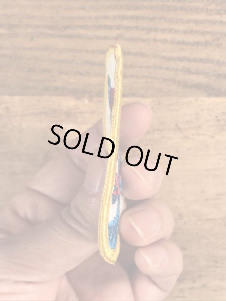 70年代頃のルーニーテューンズのロードランナーのビンテージの刺繡ワッペン