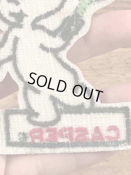 70年代頃のキャスパーのビンテージの刺繡ワッペン