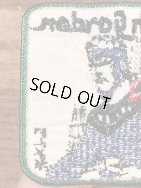 70’sのアメコミのフラッシュゴードンのヴィンテージの刺繡パッチ