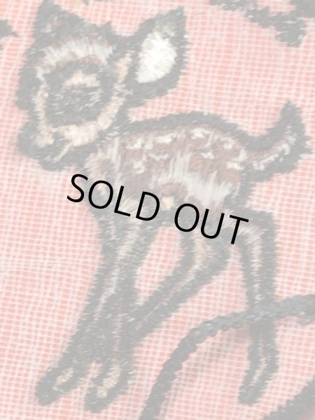 70’sのディズニーのバンビのヴィンテージの刺繡パッチ