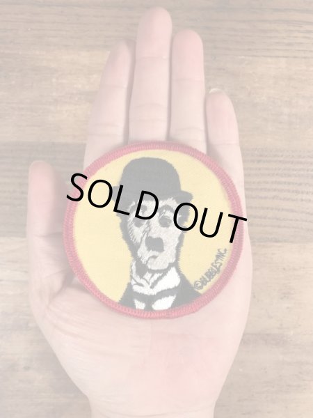 70’sのチャールズチャップリンのヴィンテージの刺繡パッチ