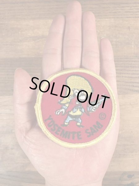 70年代頃のルーニーテューンズのヨセミテサムのビンテージの刺繡ワッペン