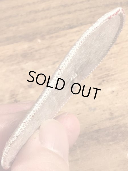 70年代頃のSTPオイルのビンテージの刺繡ワッペン