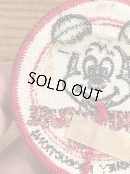 70’sのディズニーのミッキーマウスクラブのヴィンテージの刺繡パッチ