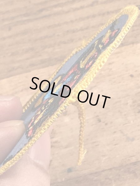 70’sのダンボのケイシージュニアのヴィンテージの刺繡パッチ