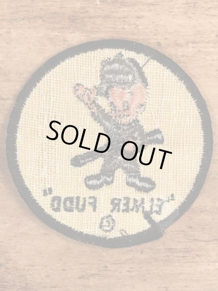 70年代頃のルーニーテューンズのエルマーフッドのヴィンテージの刺繡パッチ