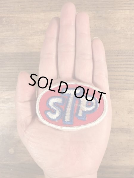 70年代頃のSTPオイルのビンテージの刺繡ワッペン