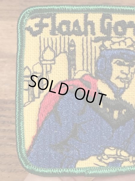 70年代頃のアメコミのフラッシュゴードンのビンテージの刺繡ワッペン