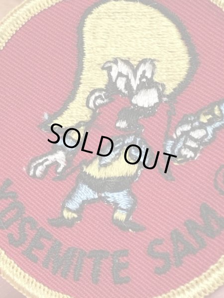 70年代頃のルーニーテューンズのヨセミテサムのビンテージの刺繡ワッペン