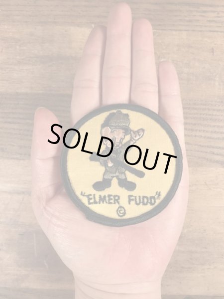 70’sのルーニーテューンズのエルマーフッドのビンテージの刺繡ワッペン