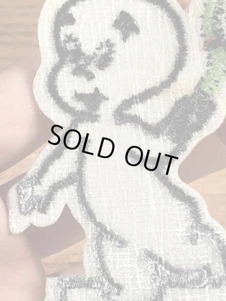 70’sのキャスパーのヴィンテージの刺繡パッチ