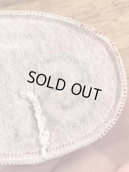 70年代頃のSTPオイルのビンテージの刺繡ワッペン