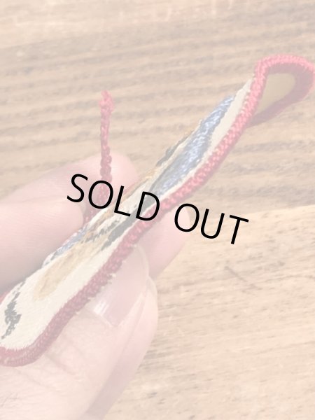 70年代頃のディズニーのドナルドダックのビンテージの刺繡ワッペン