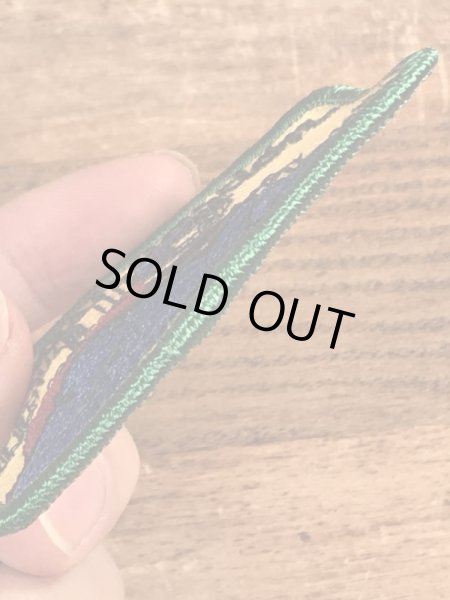 70’sのアメコミのフラッシュゴードンのヴィンテージの刺繡パッチ