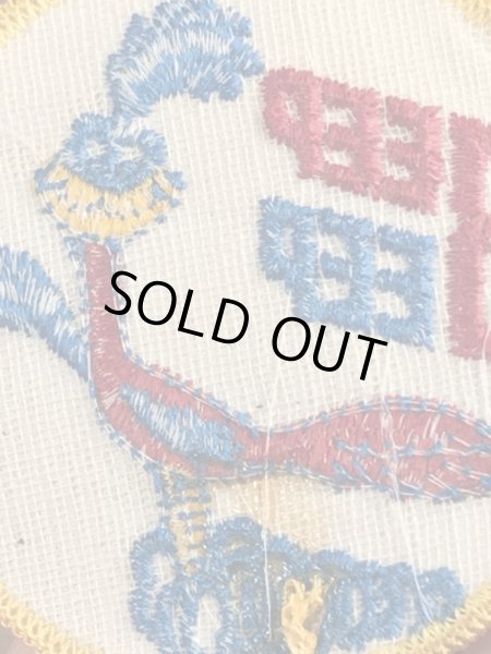 70’sのルーニーテューンズのロードランナーのヴィンテージの刺繡パッチ