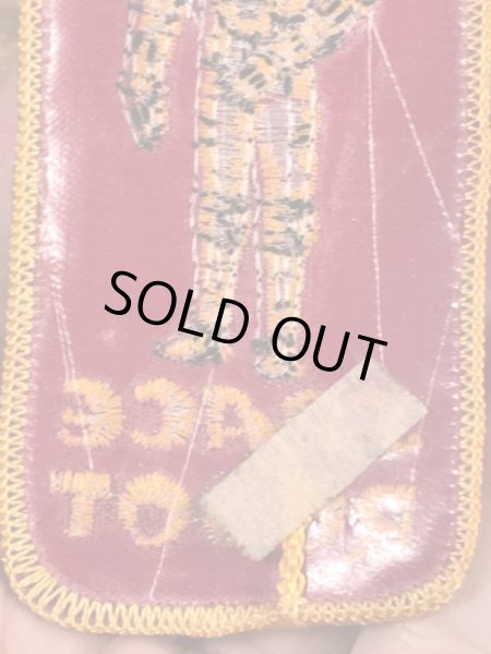 70年代頃のスペースロボットのビンテージの刺繡ワッペン