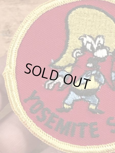 70年代頃のルーニーテューンズのヨセミテサムのビンテージの刺繡ワッペン