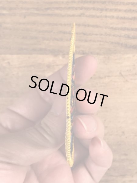 70年代頃のディズニーのケイシージュニアのビンテージの刺繡ワッペン