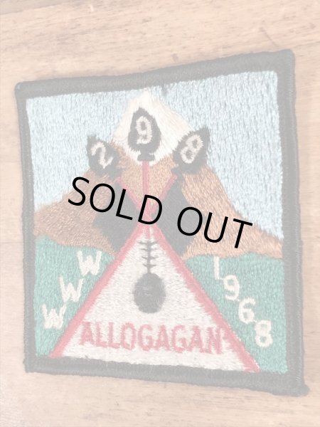 60’sのボーイスカウトのヴィンテージの刺繡パッチ