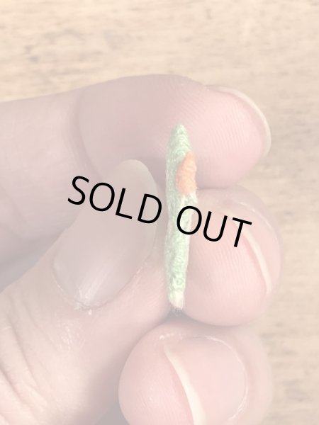 70年代頃の小鳥のビンテージの刺繡ワッペン