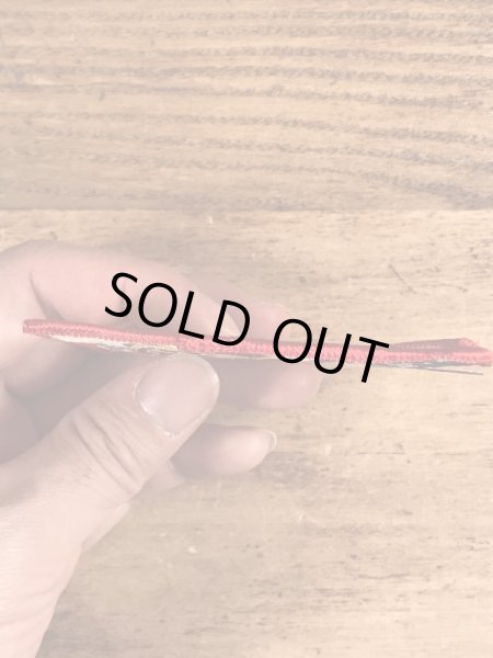 70’sのメッセージが書かれたヴィンテージの刺繡パッチ